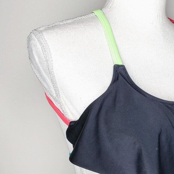 Victoria's Secret Pink Ruffle Front Bikini Top S/P - Picture 4 of 7